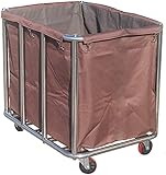 Robuster Allzweckwagen mit 4 leisen Rollrädern für Wäschesortierung und Haushaltsdienstleistungen