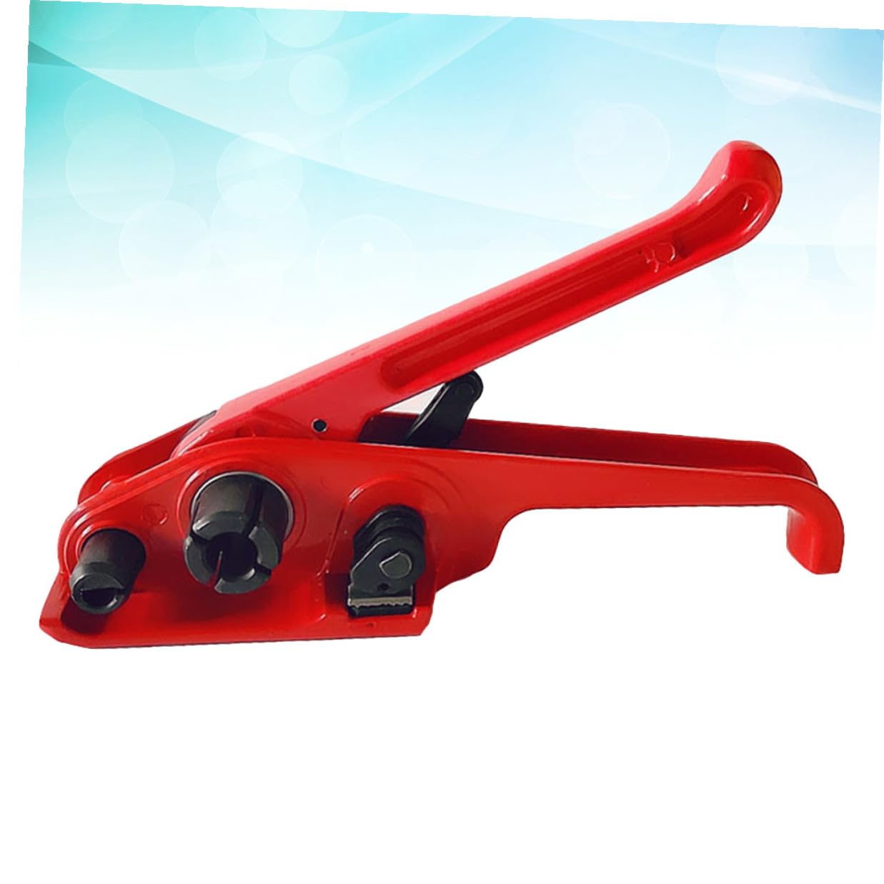 BESTYASH Manuale Tenditore per Reggetta in Plastica Rosso Reggiatrice Resistente per Imballaggi Domestici Ufficio e Scuola Leggera e Facile da Usare Durata Prolungata