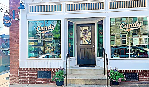 Vintage Candy Vending Chocolate Mint Starlights Hard Candy Individually Wrapped, Bulk Gift Bag (One Pound) #TOP3