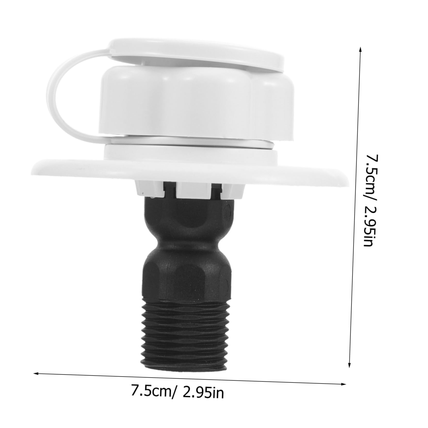 Gatuida 5pezzi Valvola Di Ingresso Per Camper Connessione Sicura e Facile Installazione Per Riempimento Serbatoi Accessorio Per Veicoli e Modifiche Rv