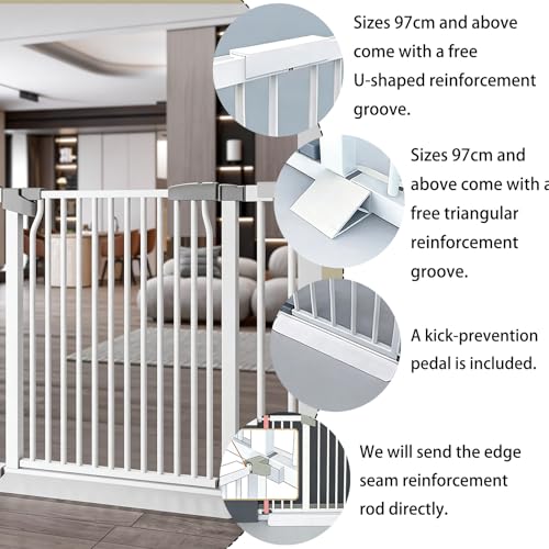 Barrière de sécurité double verrouillage extensible et robuste pour animaux - 5