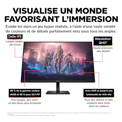 HP Omen 32q écran gaming 31,5" QHD 165Hz - photo 4