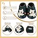 Mejale Krabbelschuhe Baby Lauflernschuhe Jungen Weiche Leder Babyschuhe Kleinkind Lederschuhe Mädchen Dunkelgrün Hund Babyhausschuhe,23/24 EU,XL