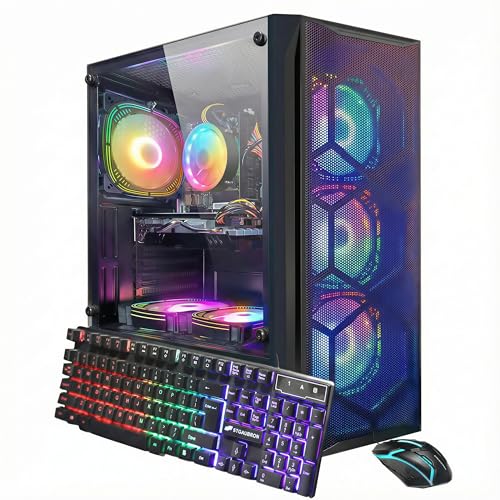 STGAubron Gaming PC Desktop Computer, Intel Core i7 8th Gen