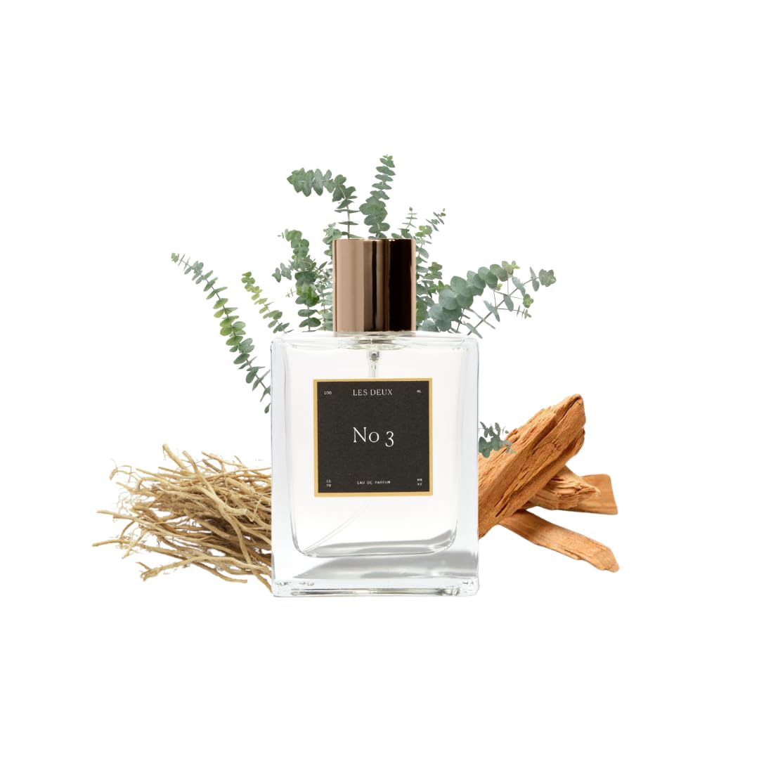 No 3 Perfume - Eau de Parfum for Men and Women Sandalwood Vetiver Musk Eucalyptus Luxury Fragrance Long
