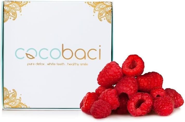 Cocobaci 15 Day Teeth Whitening Organic Vegan Oil Pulling Program Raspberry Kisses