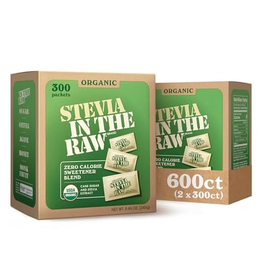 Organic Stevia Sweetener Packets, 300 Count