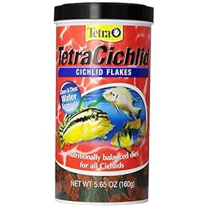 TetraCichlid Cichlid Flakes, Fish Food, Clear Water Advanced Formula, 5.65 Ounces