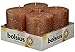 Produktbild bolsius Säule metallisch Landhausstil Kerze 80/68 mm  Kupfer (Packung von 4)