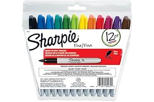 Sharpie Fine Point Permanent Markers (12-Count)