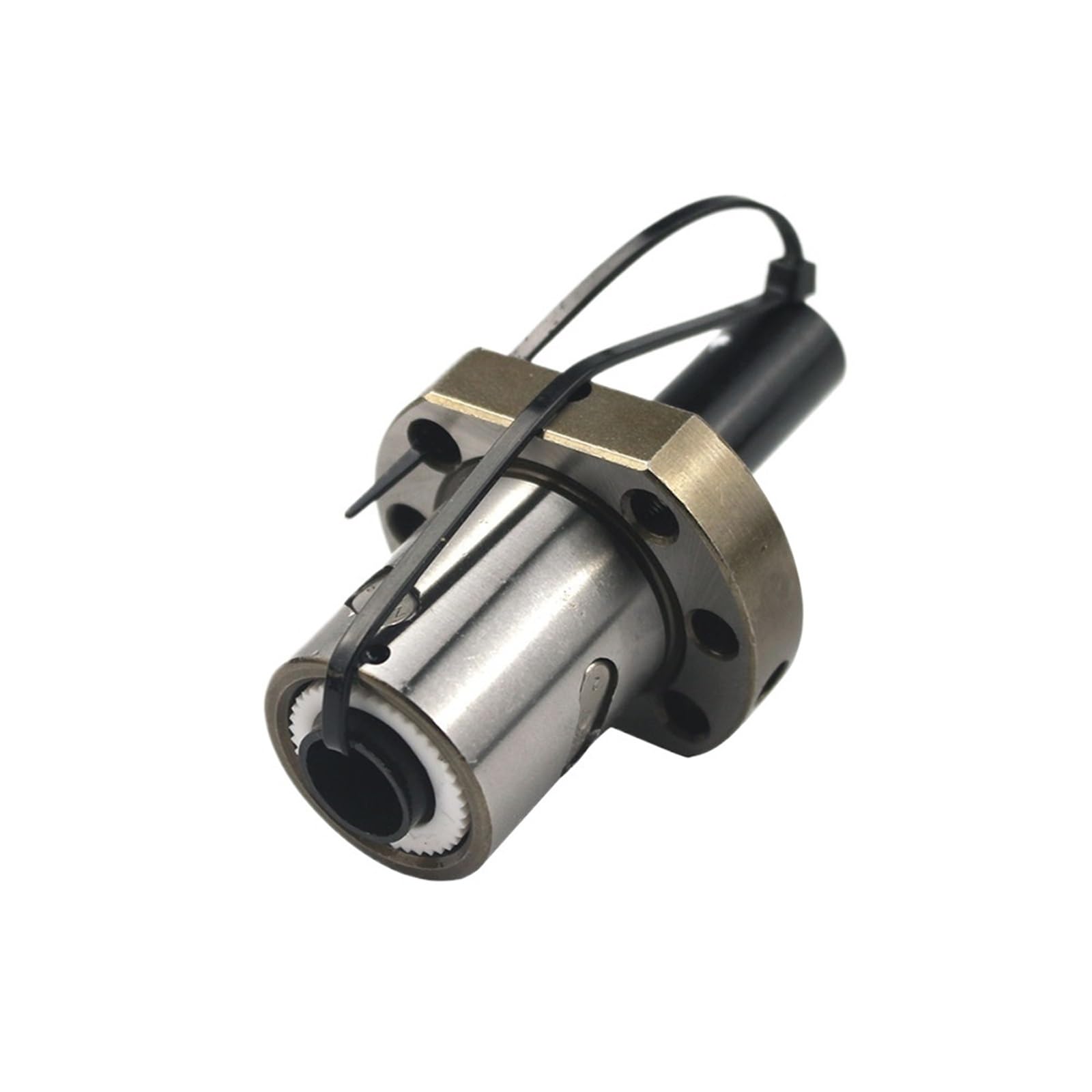 Metal Ball Screw nut end Processing 1pcs High Strength SFU1204 Ballscrew Nut 12mm Ball Screw Carbon Steel RM1204 1604 1605 1610 2005 2505 Flange Nut(SFU2005-3 Nut)