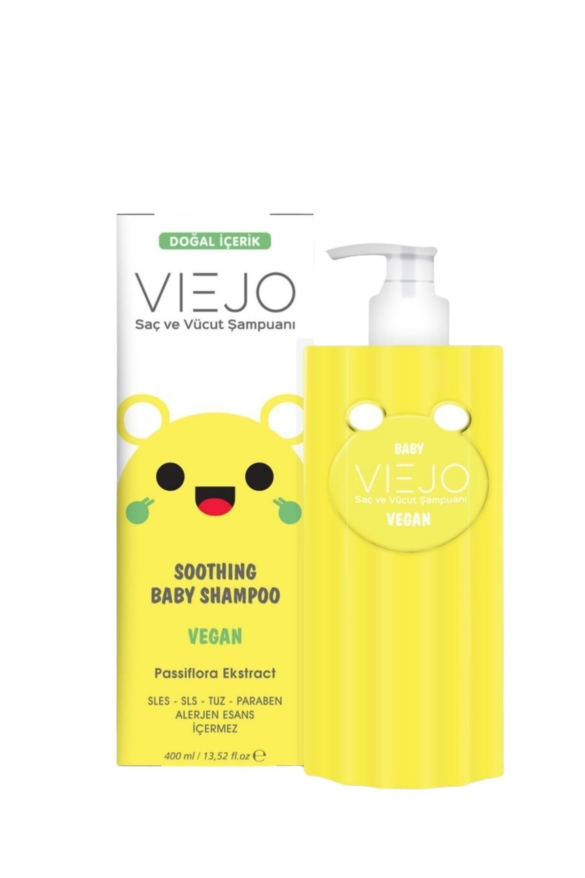 VIEJO Vegan Bebek Saç Ve Vücut Şampuanı