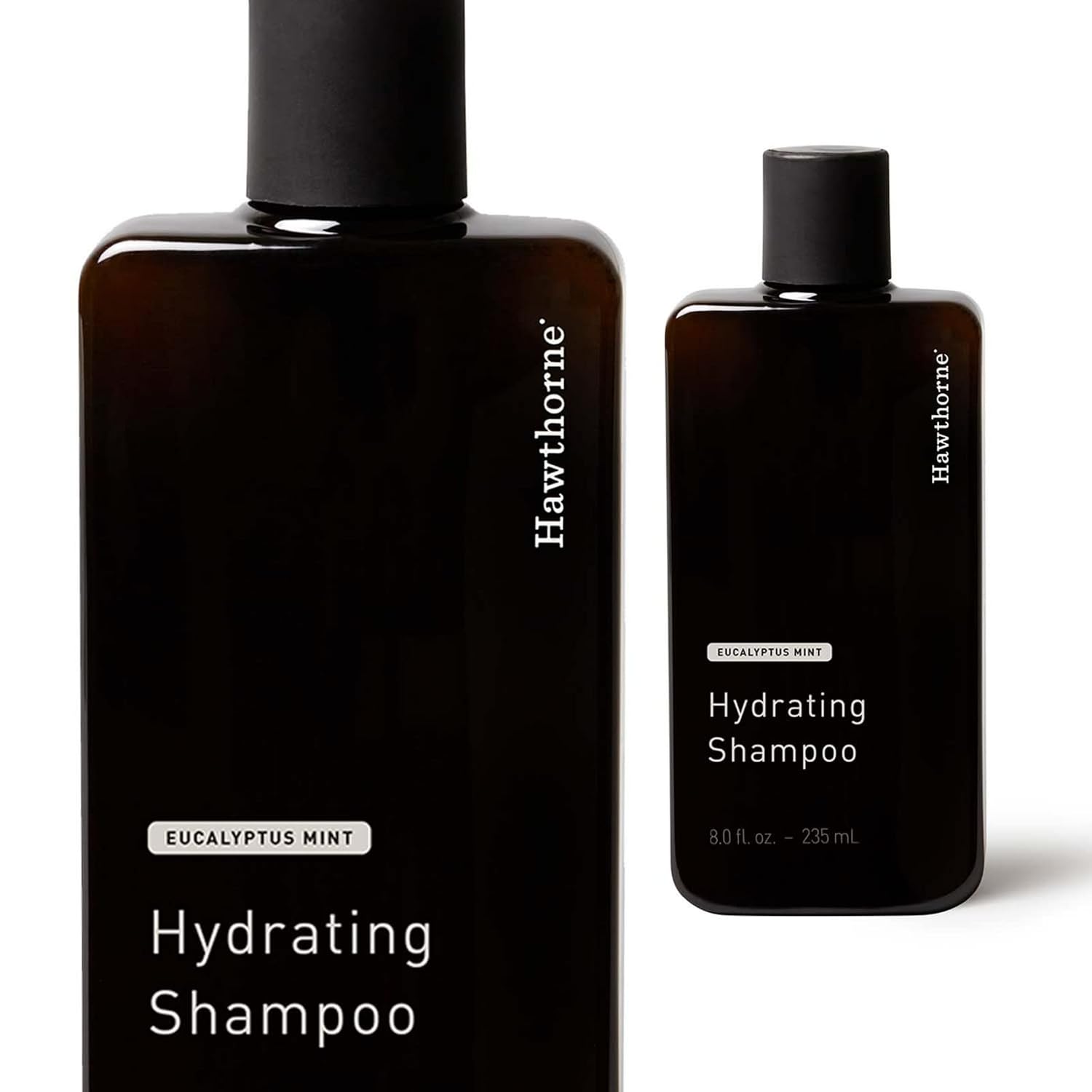 Hawthorne Men&amp;#39;s Daily Hydrating Shampoo. For Stronger, Healthier Hair with Pure Argan Oil and Coconut Oil. Mint and Eucalyptus Scent. Sulfate
