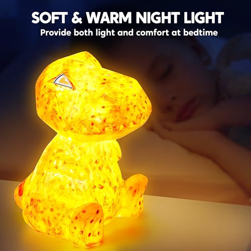 Klever Kits Dinosaurier Lampe Bastelset Kinder ab 6+ jahre,Basteln Mädchen ab 6 7 8 9 10 11 12 jahre… – Ansicht 5