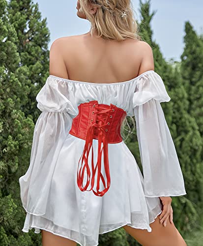 Image of Alivila.Y Fashion Womens Sexy Satin Vintage Underbust Waist Training Corset Bustier