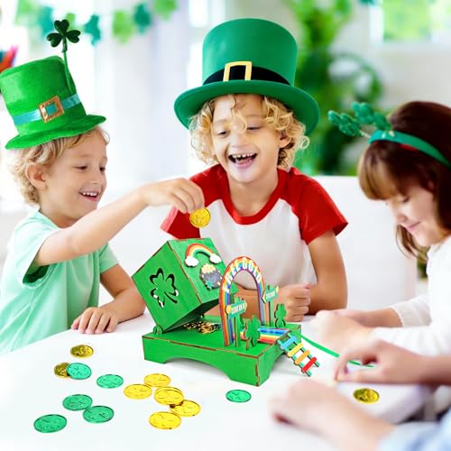 Phoncoo St Patrick's Day Leprechaun Trap Kit, DIY Wood Craft Kit for Kids by Phoncoo - Used condition - Image 4