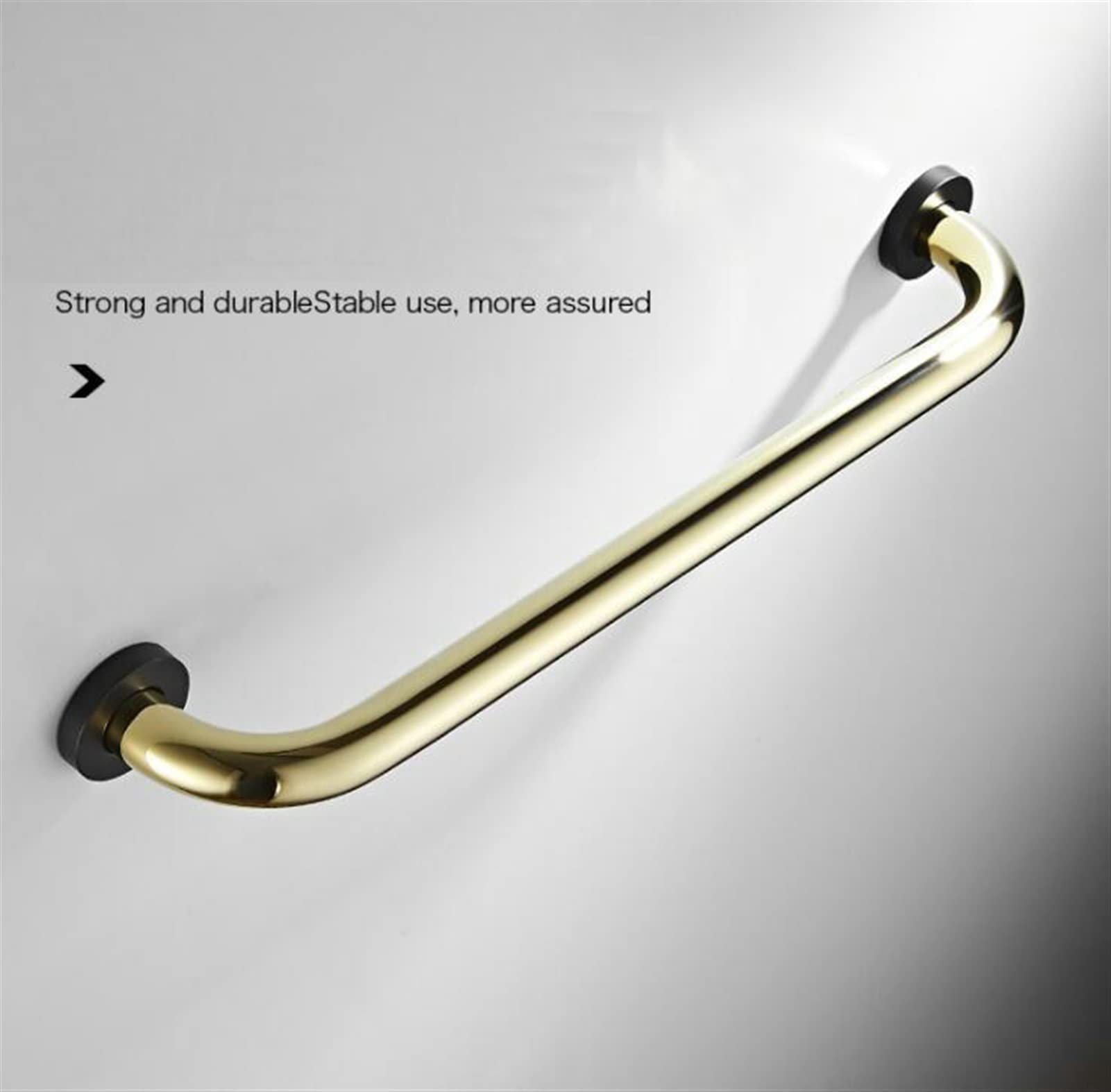 Maniglia Doccia Anziani Maniglioni for Vasca Bagno Hotel Tutto Corrimano in Rame Maniglia for Anziani in Oro Nero Ringhiera Antiscivolo for Bagno per Anziani, Disabili, Bambini
