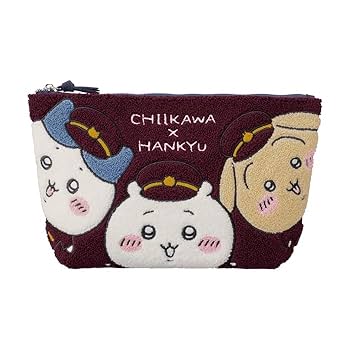 Amazon.co.jp: ちいかわ×阪急電車 阪急電車なサガラ刺繍ポーチ