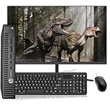 HP EliteDesk 800 G2 Mini Desktop Business PC Set, 21.5' New FHD Monitor PC , Intel Core i5-6500T up to 3.1 GHZ, 16GB RAM, 512 GB SSD, Keyboard, Mouse, DP Cable, Win10 Pro (Renewed)