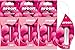 Produktbild AREON Liquid Auto Lufterfrischer Bubble Gum Duft Autoduft Kaugummi Rosa Duftflakon Parfüm Flakon Aufhängen Hängend Anhänger Spiegel Set 5ml 3D (Bubblegum Pack x 3)