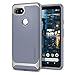 Spigen Neo Hybrid Herringbone Google Pixel 2 XL Case with Flexible Inner Protection and Reinforced Hard Bumper Frame for Google Pixel 2 XL (2017) - Kinda Blue