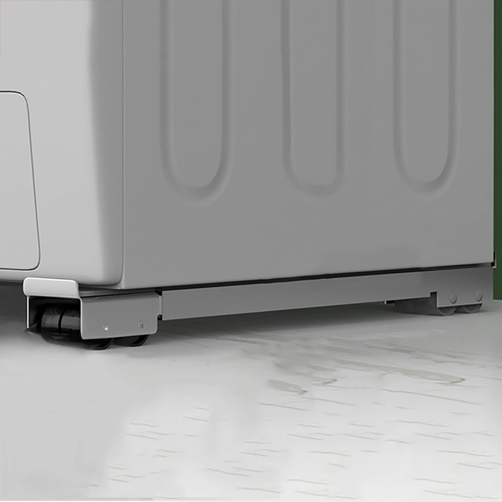 Base móvil para lavadora, soporte de trípode antivibración, soporte universal para lavadoras y refrigeradores, diseño duradero y resistente a la suciedad