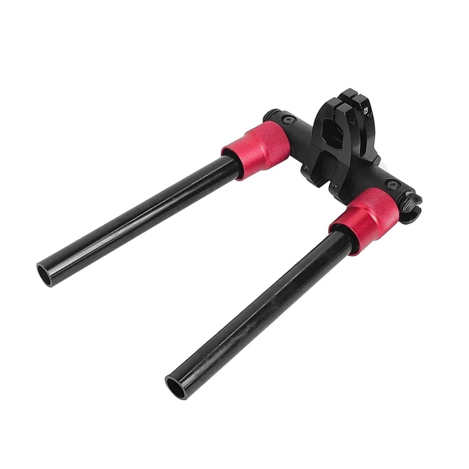 Kit de poignée Avant Pliante, Compatible avec la Boucle de Barre de poignée Pliante de Scooter électrique KUGOO M4, Accessoires de Remplacement Assortis(Black Red kit)