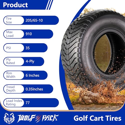 Wolf Pack Multi-Terrain Golf Cart Tire