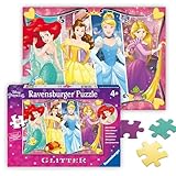 Ravensburger - Disney Princess Heartsong - 60 Piece Jigsaw Puzzle - Bright Colors - Cinderella, Belle, Ariel & More - Larger Pieces - Premium Quality - Ideal Gift - Screen-Free Fun - Children Age 4+