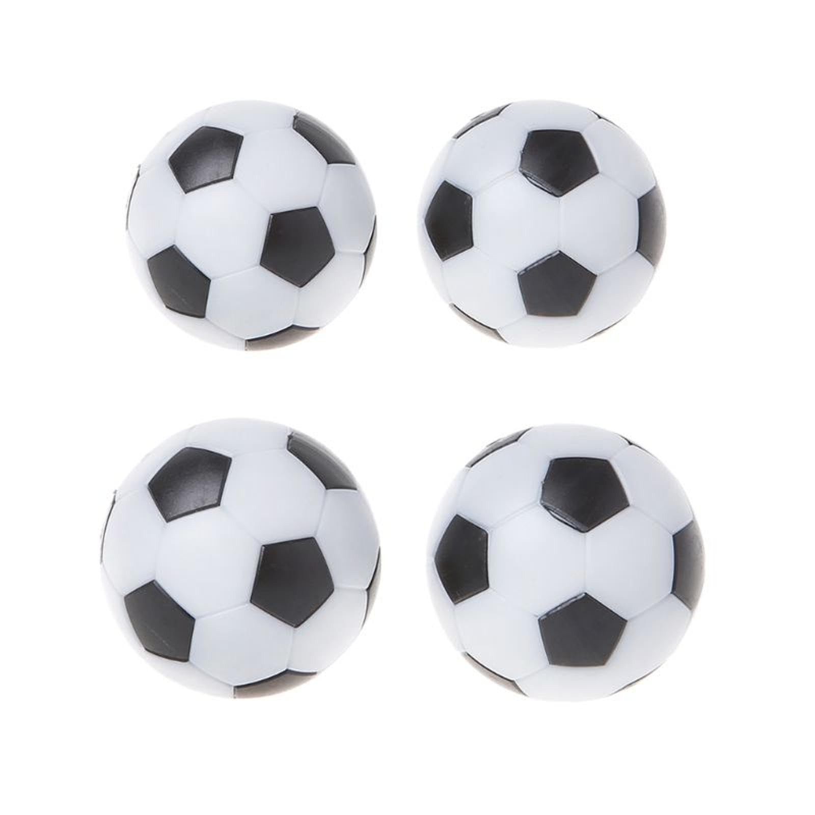 ROYJJ Football Tables, Tabletop Football Game Set Soccer Tabletops Competition Sports Games, Tabletop Games Toy Rubber coated black and white table football