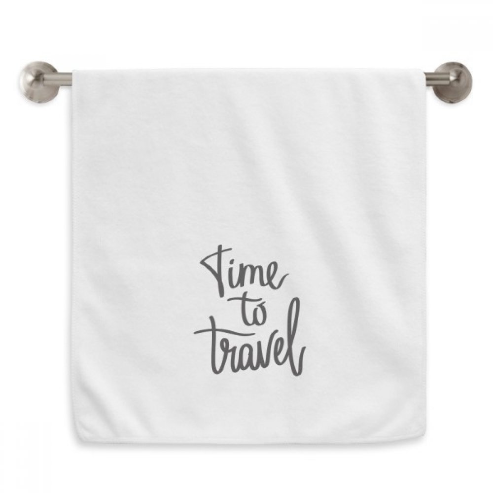 Serviettes débarbouillettes de voyage blanches 13X29 pouces en coton pour le visage