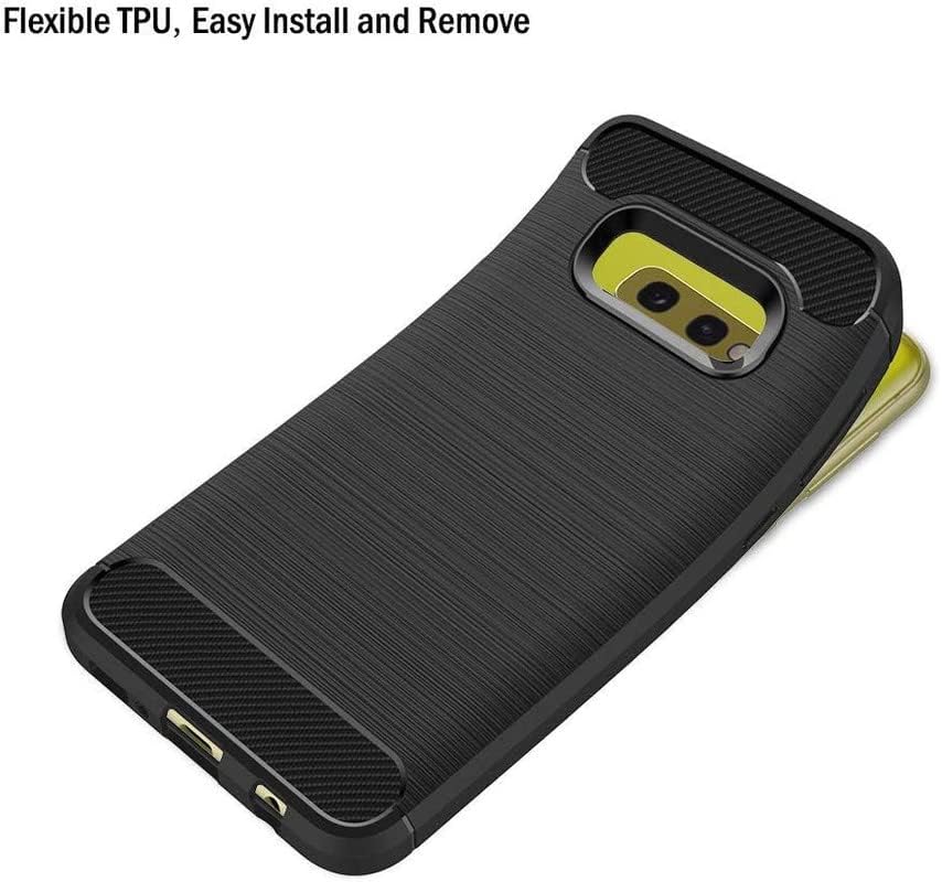 Image of Hybrid Carbon Fiber Back Case for Samsung Galaxy S10E (Black)