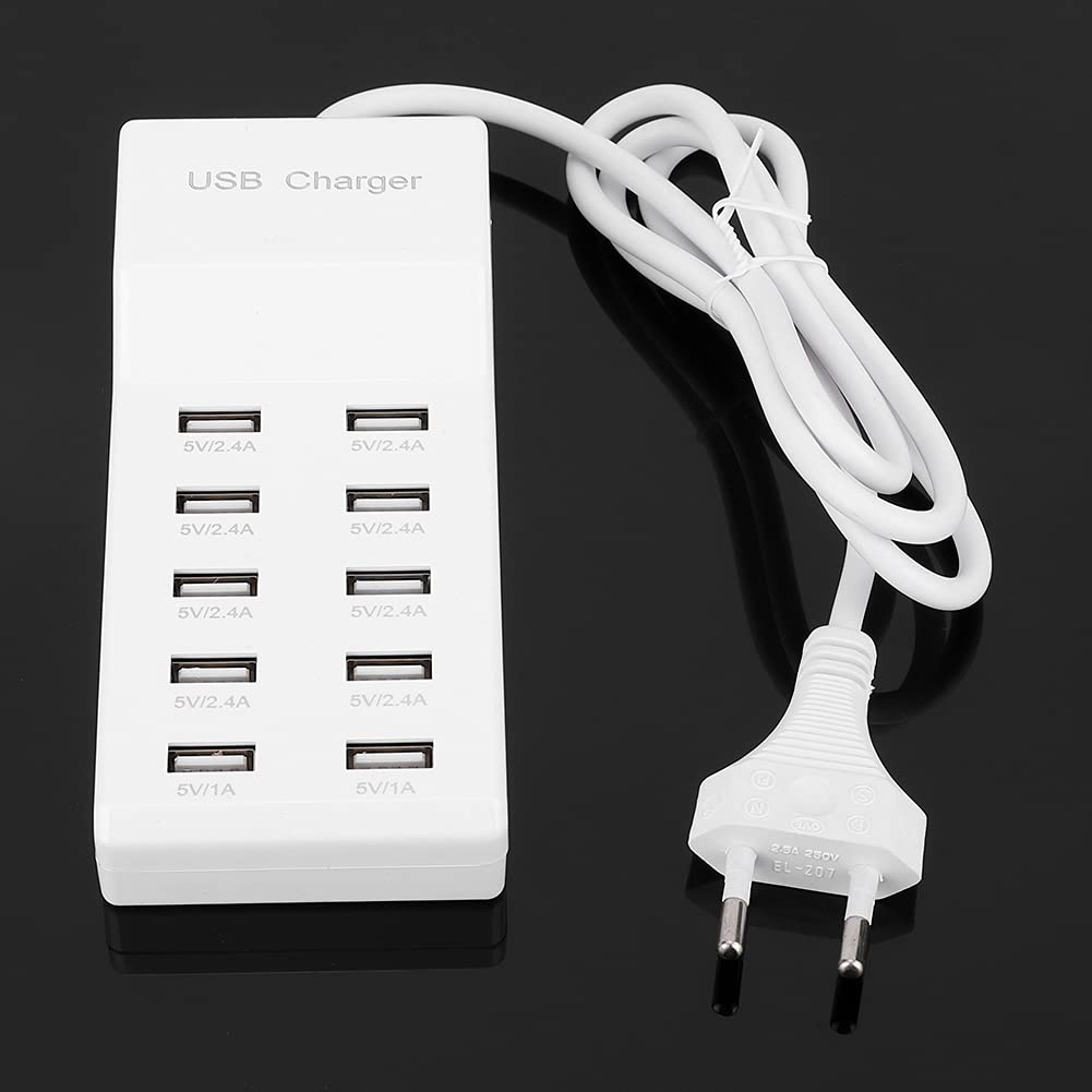 USB-voedingsadapter Plat 2 poorten Meervoudig lader