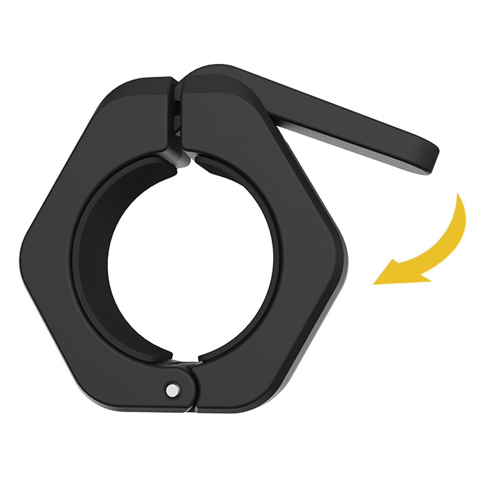 Cinghie Barbell Sicuri Con Blocco Rapido A Snap,Nero