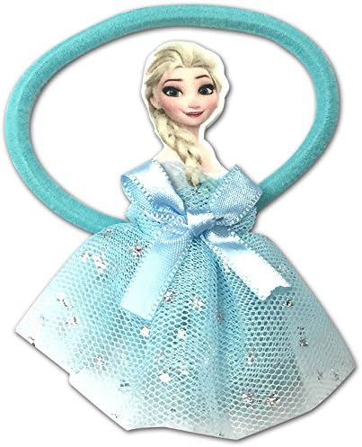 Amazon ドレスヘアゴム 1個 ディズニープリンセス エルサ アナと雪の女王 アナ雪 キャラクター ヘアアクセサリー おしゃれでカワイイ 髪飾り ヘアアクセサリー おもちゃ