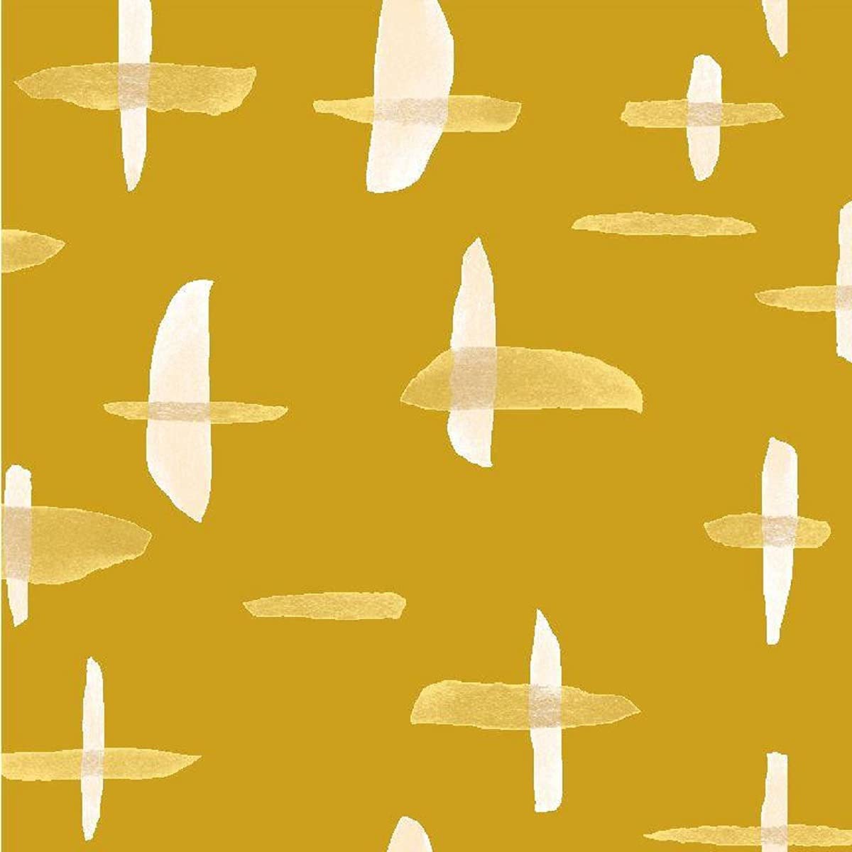 Tissu softshell imperméable au mètre ocre 148x100cm coupon polyester - 2