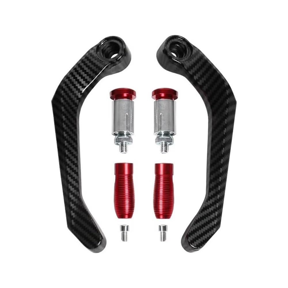 WGRUKLBD 7/8" Motorcycle CNC Aluminum Handlebar Brake Clutch Lever Protection Handguard Shield and Protector Modification Accessories Handlebars Protector