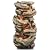 Jocoevol 32" High 5-Tiers Cascading Rock Outdoor Water Fountain with LED Lights and Pump, Natural Wood Look Waterfall Outdoor Features, Large Water Fountain for Garden, Patio, Yard
