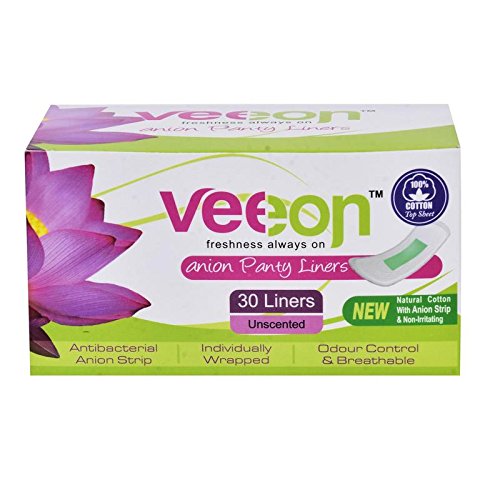 Buy Veeon NonIrritating Natural Cotton Anion Strip Panty Liners 30