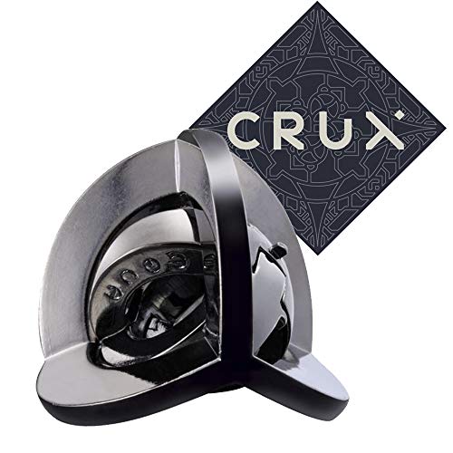 Hanayama Cast Equa Puzzle - Level 5 of 6 - Grandmaster Difficulty - Includes Crux Sticker