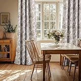 Cortinas Salon Estilo nórdico, con Ojales