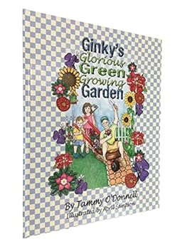Hardcover Ginky's Glorious Green Growing Garden Book