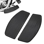 PBYMT-Front-Footboard-Rubber-Insert-Rider-Footboard-Floorboard-Foot-Peg-Footrest-Pad-Compatible-for-Harley-Touring-Softail-Road-King-Electra-Glide-1986-Later