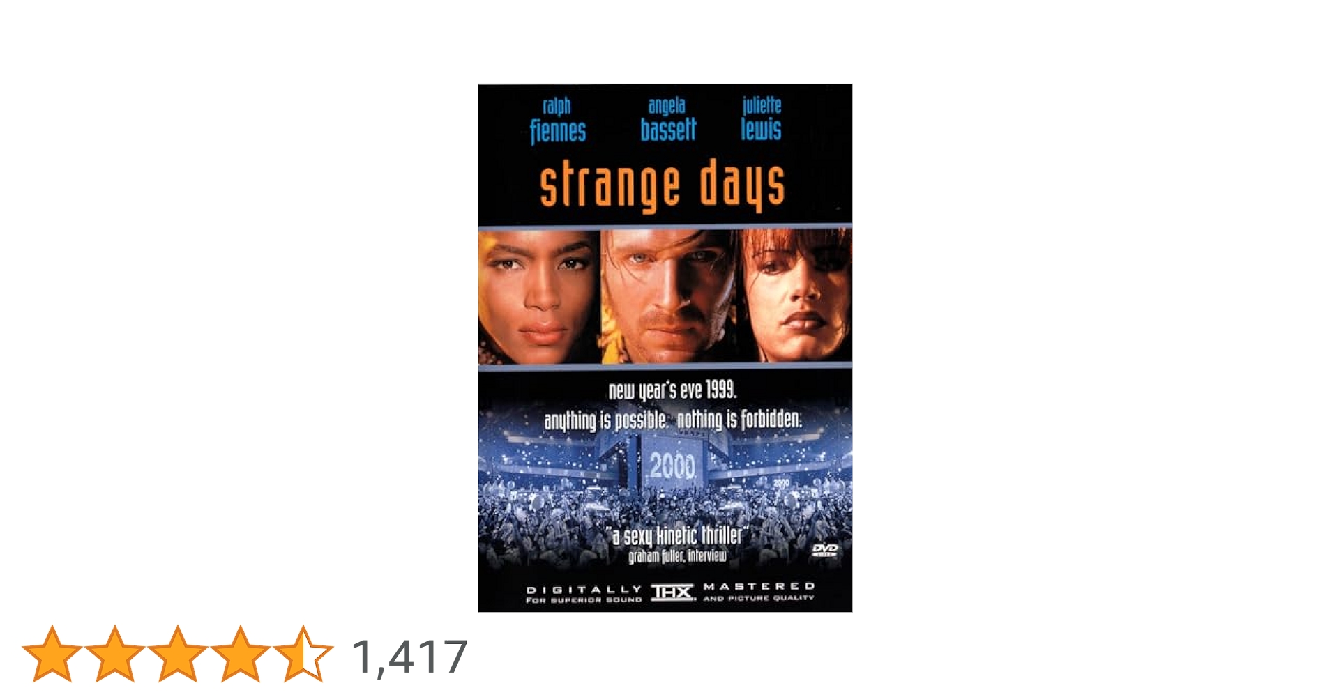 ストレンジ・デイズ('95米) DVD Strange Days (Widescreen