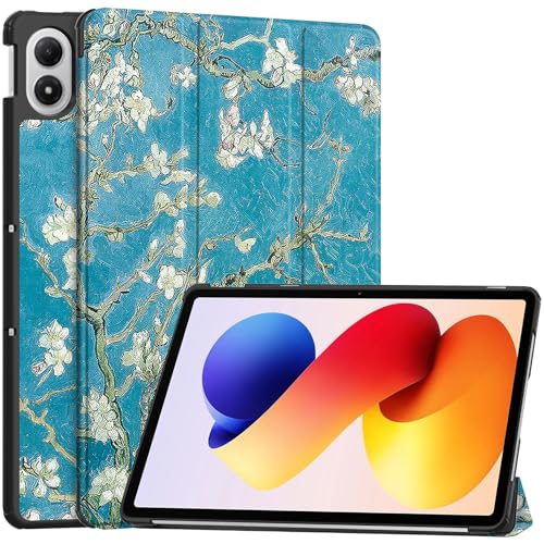 Image of ProElite Case Cover for Xiaomi Redmi Pad 2 Pro 12.1 inch Case, Slim Trifold Flip case Cover for Xiaomi Redmi Pad 2 Pro 12.1 inch Tablet [Auto Sleep Wake Feature], Flowers
