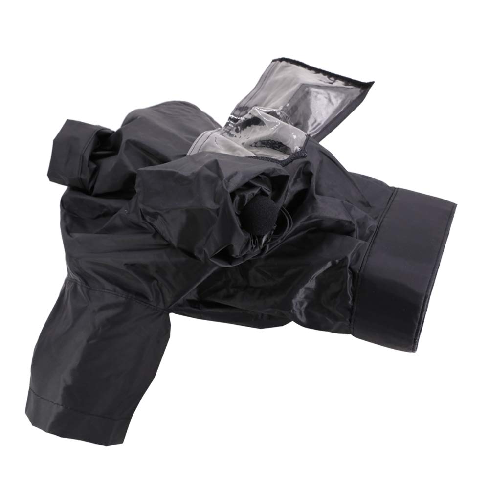 Cold Proof Rain Cover Sleeve for Selected Camcorders (M, Black)
