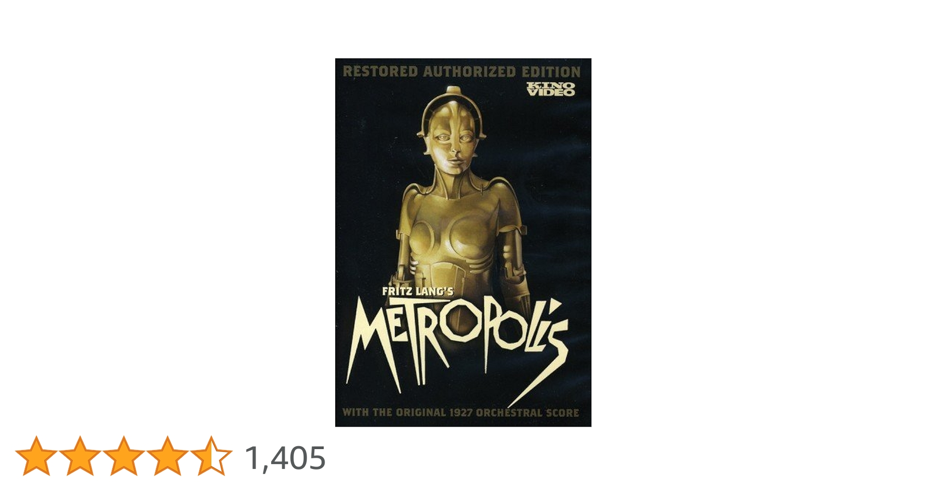 Amazon.co.jp: METROPOLIS (1927) : DVD