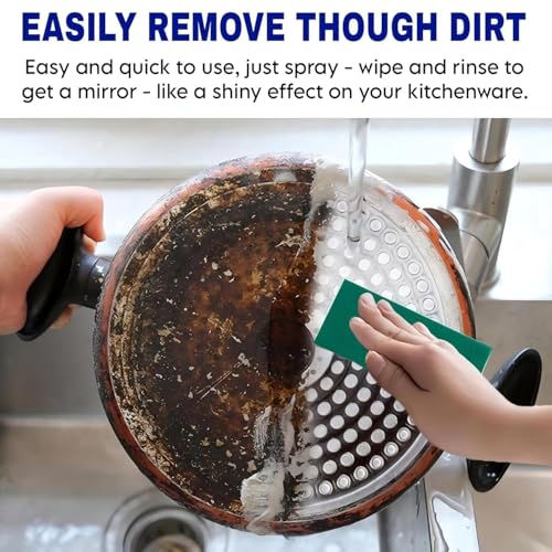 Image of Multipurpose Bubble Foam Cleaner Kitchen Cleaner Spray Oil & Grease Stain Remover Chimney Cleaner Spray Bubble Cleaner All Purpose Foam Degreaser Spray