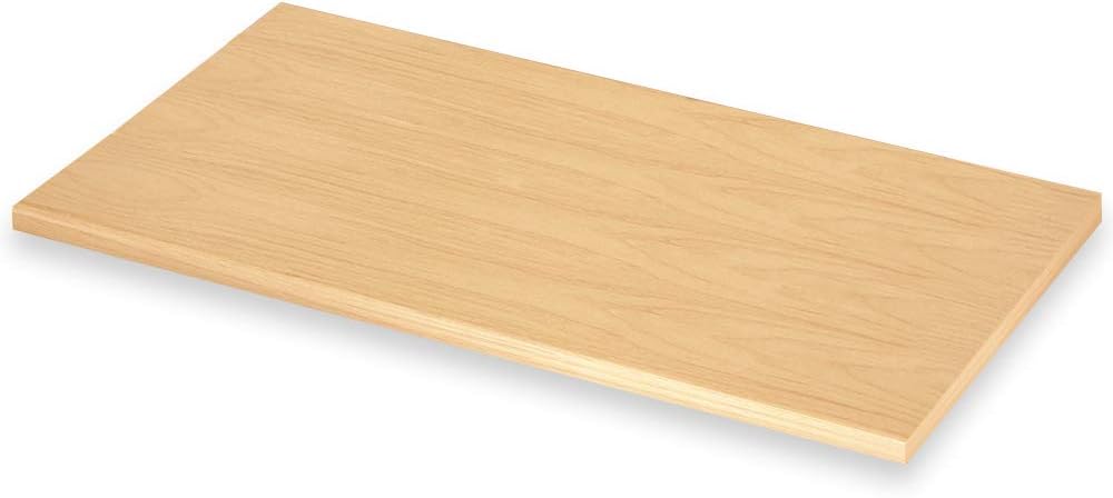 Wood shelf Laminated in Maple with 14 W x 0.75 D x 48 L Inch - Lot of 4