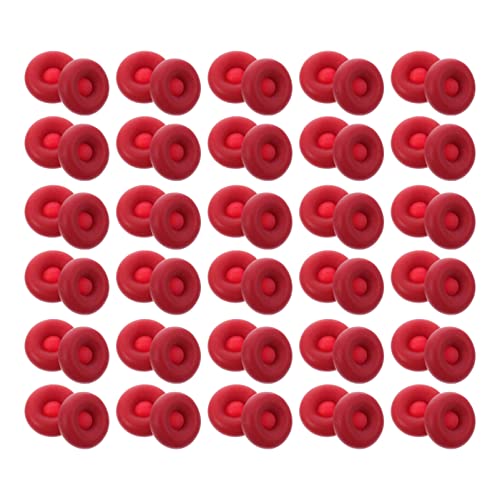 50 piezas tapas para sellar tubo de masilla rojo miniatura 1